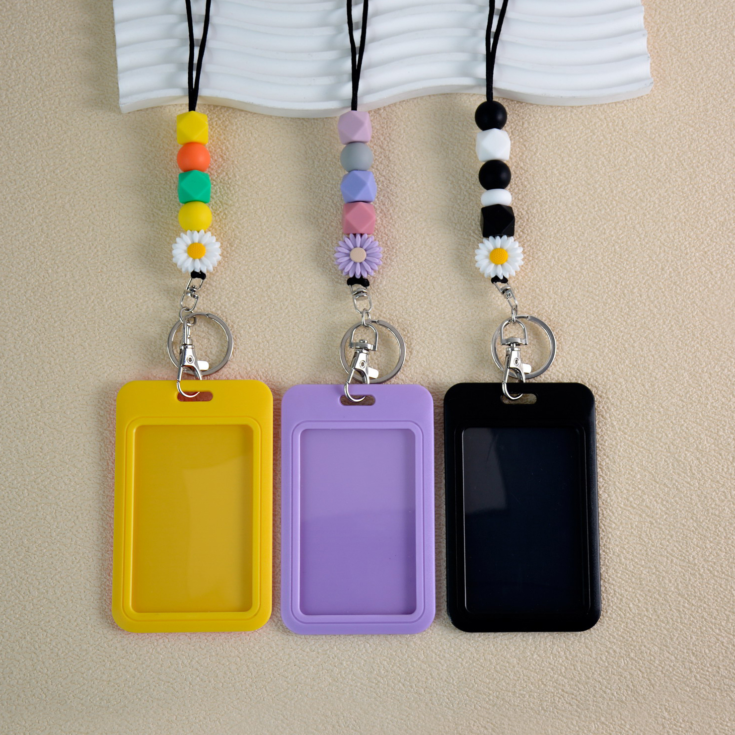 Wholesale China Multi-colors Durable Waterproof Silicone Lanyards for ID Card & Certificate Accessories