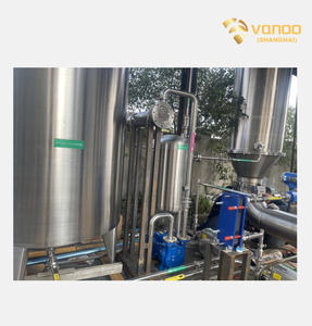 Évaporateur à film tombant à triple effet en acier inoxydable 316L, système d'évaporation sous vide économe en énergie pour sirop, <span class=keywords><strong>alcool</strong></span> et eaux usées - Product Image 4