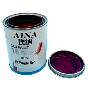 B205 2K สีม่วงสีแดงประสิทธิภาพสูงสีอัตโนมัติผู้ผลิต 2K พื้นผิวคุณภาพสูงสีรถเมทัลลิค 2K สีอัตโนมัติ - Product Image 2