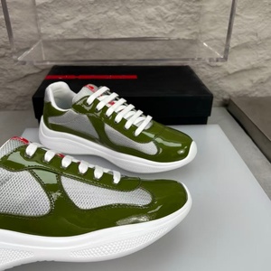 Chaussures de course en daim légères de haute qualité au design luxueux, chaussures de luxe haut de gamme vertes tendance PADDS - Product Image 3