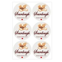 Étiquettes autocollantes pour pain au levain de 2 pouces, pour boulangerie, produits de boulangerie faits maison, emballage, fournitures de pâtisserie, étiquettes de marquage