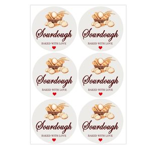 Étiquettes autocollantes pour pain au levain de 2 pouces, pour boulangerie, produits de boulangerie faits maison, emballage, fournitures de pâtisserie, étiquettes de marquage - Product Image 2