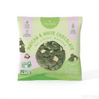 Sachet Mylar thermoscellable simple, givré, pour macarons, desserts, pâtisseries, biscuits, avec fenêtre et logo personnalisé imprimé