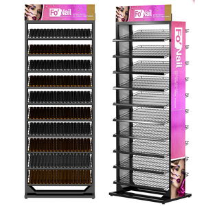 超级9月指甲油组织器10篮亚克力粉末指甲展示架 - Product Image 5