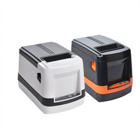 Imprimante thermique de reçus et d'étiquettes d'expédition haute vitesse 3 pouces 80 mm USB, imprimante de codes-barres de bureau pour petites entreprises
