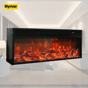 Myriver New 60 Inches Wholesale Indoor Electric Fireplaces Inserts Manufacturer 13 Flame Colors Fireplace Electric Heaters