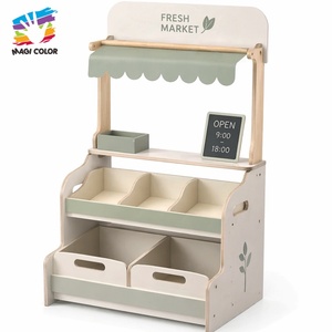 Nuevo Juguete <span class=keywords><strong>de</strong></span> <span class=keywords><strong>Madera</strong></span> 2026: Puesto <span class=keywords><strong>de</strong></span> Comestibles <span class=keywords><strong>de</strong></span> Juguete <span class=keywords><strong>para</strong></span> Niños con Contenedores <span class=keywords><strong>de</strong></span> Almacenamiento y Pizarra W10A332 - Product Image 1