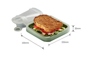 Bolsas de Almacenamiento de Alimentos para Microondas y Refrigerador, de PP y Silicona, para Exteriores, Marca Syh433, Portátiles, para Sándwiches, Tostadas, Almuerzo, Bento - Product Image 6