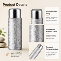 Thermos isotherme en titane pur Feijians Bongdonglai avec couvercle magnétique, infuseur à thé, logo personnalisé, design extérieur, boîte cadeau