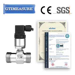 Nhiệt độ cao nước nóng chất lỏng Cảm biến lưu lượng nước Tri kẹp đo lưu lượng tuabin - Product Image 3