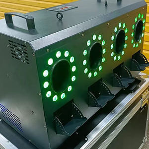 DMX 8 Kanal 3000W LED RGBW Kuru Buz Sis Duman Kabarcık Makinesi 4 Delikli 48*3W Elektrikli Uzaktan Kumandalı Metal Düğün Bar Parti Sahne - Product Image 3