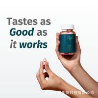 Gomitas de Colágeno para un Aclarado Avanzado de la Piel, Crecimiento del Cabello, Suplemento Nutricional Vegano para Adultos, Mujeres y Hombres, Apoyo para la Densidad Ósea