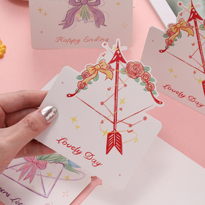 Tarjetas de Felicitación de Forma Irregular, Cartulina Blanca, Impresión Digital, para Cumpleaños y Otras Ocasiones AC4168 - Product Image 3