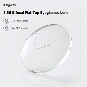 Lentes <span class=keywords><strong>Bifocales</strong></span> Planas 1.56, Blancas, Verdes, Transparentes, Azules, Grises, con Recubrimiento de Resina HMC EMI, Protección UV420, Diámetro de 70 mm - Product Image 5
