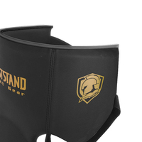 LASTSTAND Protection de l'aine pour homme adulte MMA TKD Karaté Garde-aine Kick Boxing Jockstrap en cuir PU Taille unique pour tous les sports