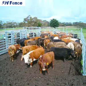 High Quality Galvanized Corral Panels Cattle Horse Cow Sheep Fence Panels Waterproof Heavy Duty Rural Fencing