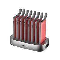 2025 nouvelle mode haute qualité partager banques d'alimentation Station 8 fentes location charge câble intégré 10000mah batterie externe Station d'accueil