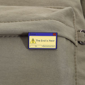 Pin esmaltado <span class=keywords><strong>de</strong></span> error <span class=keywords><strong>de</strong></span> ordenador, broche <span class=keywords><strong>de</strong></span> mensaje emergente divertido, Digital insignia <span class=keywords><strong>de</strong></span> estilo, regalo <span class=keywords><strong>de</strong></span> joyería para amigos, venta al por mayor - Product Image 3