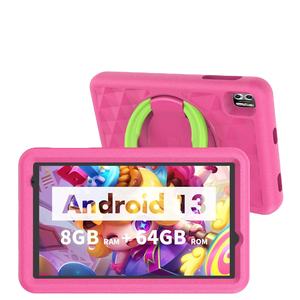 Tableta PRITOM B8 Lovely Kid de 8 Pulgadas con Pantalla de Protección Ocular, RAM de 4 GB, <span class=keywords><strong>ROM</strong></span> de 64 GB, Tableta Android con WIFI para Educación - Product Image 1