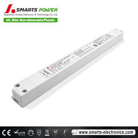 Boîtier en plastique, format compact, alimentation AC-DC à tension constante, sans variation de luminosité, driver LED 12V 24V 36V 48V 60W