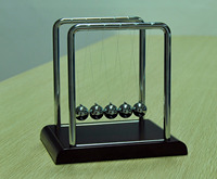 Boule pendule en métal berceau de nourrissons, décoration de Table de bureau, boule à pendule Newton, physique, boule d'équilibre en acier pour la physique du bureau