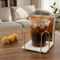 Sous-verre en céramique mat vierge, impression UV personnalisée, rond ou carré, protection de table, sous-verre pour boissons, vente en gros d'usine, cadeau souvenir