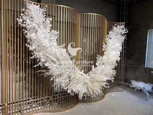 Offre Spéciale support de toile de fond en métal demi-cercle détachable support de toile de fond de mariage - Product Image 6