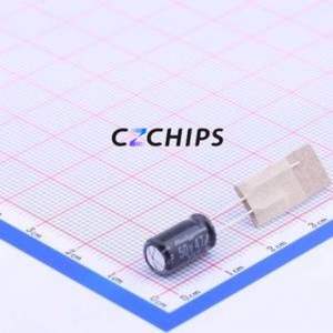 Condensador Electrolítico de Aluminio de Orificio Pasante 50YXF47MFFCT16.3*11, Orificio Pasante, D6.3xL11mm 47uF 20% 50V 2.5mm - Product Image 1