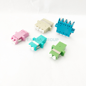 <strong>Network</strong> <strong>Systems</strong> LC APC UPC Duplex Single <strong>Multi</strong> Mode Fiber Optic Adapter with Base for Patch Panel - Product Image 5