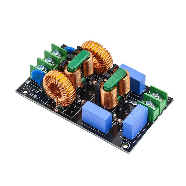 4A 10A 20A AC Power Filter Board EMI EMC Power Supply Filter Differential Mode Common Mode HiFi Audio Decoder Amplifier