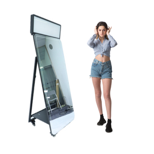 Photomaton Miroir MAGIQUE 70 pulgadas <span class=keywords><strong>espejo</strong></span> selfie fotomatón pantalla táctil <span class=keywords><strong>espejo</strong></span> mágico fotomatón - Product Image 1