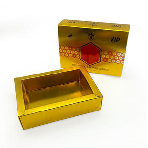 Caja de Regalo de Alta Gama Reutilizable y Ecológica para Bolsitas de Té, Caja Dorada Personalizada con Acabado Mate para Dulces de Boda, Chocolate, Café Instantáneo - Product Image 3