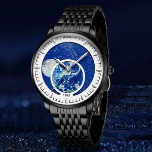 Montre-bracelet à quartz de luxe pour homme Drioshipping, en acier inoxydable, diamètre 43 mm, étanche, style professionnel, verre en alliage, nouvelle collection Shanghai SKY - Product Image 3