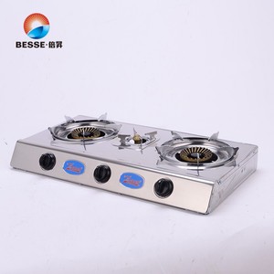 Estufa de Gas de Dos Quemadores, Acero Inoxidable, Portátil, Control por Perillas, Encendido Piezoeléctrico, Uso en Hoteles, Protección Contra Llamas, Fácil de Usar - Product Image 2