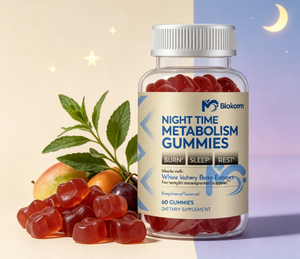 Gummies OEM à Marque Blanche pour le Métabolisme Nocturne, 60 Pièces, Saveur Fruitée, Soutien Nutritionnel Quotidien pour Adultes - Product Image 1