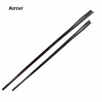 Faldones Laterales Karbel Kb de Fibra de Carbono Seca con Acabado Brillante para BMW Serie 3 LCI G20 325i 330i 340i M Sport 2019-2023