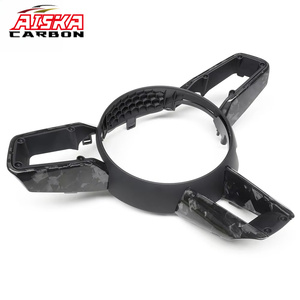 AISKA 992 Volant de course en carbone forgé à sec pour la décoration intérieure et le tuning des Porsche Taycan Cayenne Panamera - Product Image 1