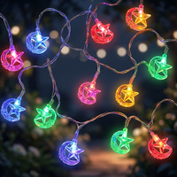 Mond Umarmt Stern LED-Lichterkette Arabischer Stil Weihnachtsbeleuchtung IP44-Zertifiziert Mehrere Längen (1,5M-10M) Für Innen-/Außenbereich