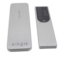 Mando a distancia de aluminio IR personalizado universal de gama alta, mando a distancia con 8 botones