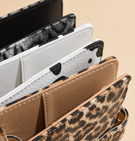 Carnet de budget A6 personnalisé en cuir PU avec spirale, couverture de carnet de notes A6 en gros avec pochette