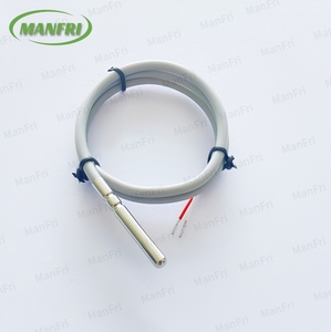 Hot bán cảm biến nhiệt độ NTC thermistor 10k trong thép không gỉ trong ngắn vòng bao vây cho điều hòa không khí - Product Image 5