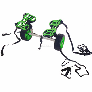 Chariot de kayak d'une capacité de 150lb Chariot de canoë Chariot de kayak en plastique Chariot de kayak réglable en aluminium Chariot de kayak Chariots - Product Image 5