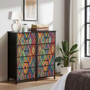 Tocador de <span class=keywords><strong>Talavera</strong></span> mexicana para dormitorio, 4 cajones, organizador de almacenamiento de azulejos de porcelana, muebles de dormitorio, decoración del hogar en Stock - Product Image 4