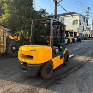 Good Working Condition Komatsu FD30 3 Ton 3 stages mast with sid shift Diesel Forklift Used Second-Hand Small Komatsu Forklifts - Product Image 5