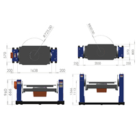 Positionneur intelligent rotatif en U à double axe pour robot de soudage, équipement auxiliaire de soudage, robuste et de qualité industrielle