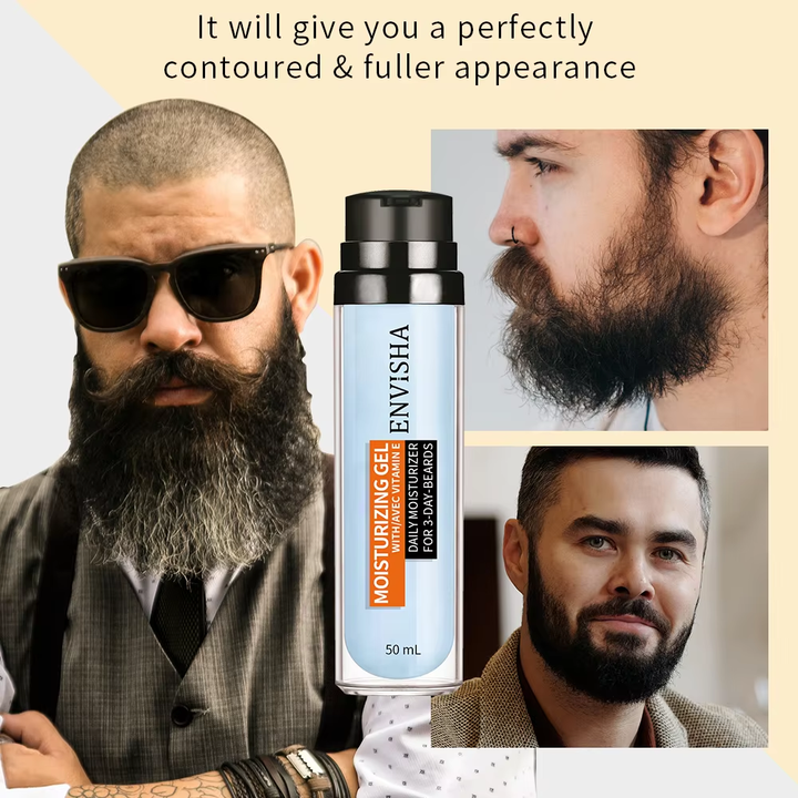 Wholesale Plant Ingredients Moisturizer Non-sticky Facial Hair Skin Care Smoothing Hydrating Softener Face Beard Gel