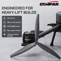 Hélice de drone agricole GEMFAN 1510-3, 15 pouces, 3 pales, fibre de verre et nylon, haute poussée, CW CCW, pour la protection des plantes, UAV