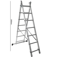 Escaliers escamotables domestiques en aluminium pliables triples portatifs modernes d'échelle pour l'escalade de ménage pour des appartements
