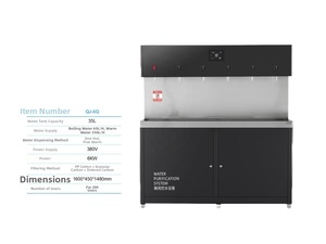 Purificateur d'eau chaude et froide à osmose inverse multi-OEM/ODM pour usage commercial, en acier inoxydable, 3000W, installation facile, design élégant - Product Image 3