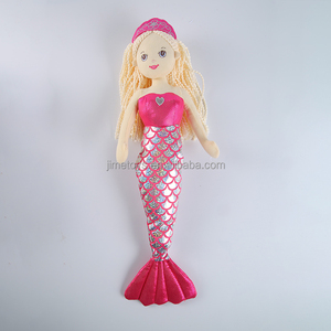JM9142 Muñeca de Juguete de Sirena de Tela de Felpa de Poliéster Suave para Niñas - Product Image 5